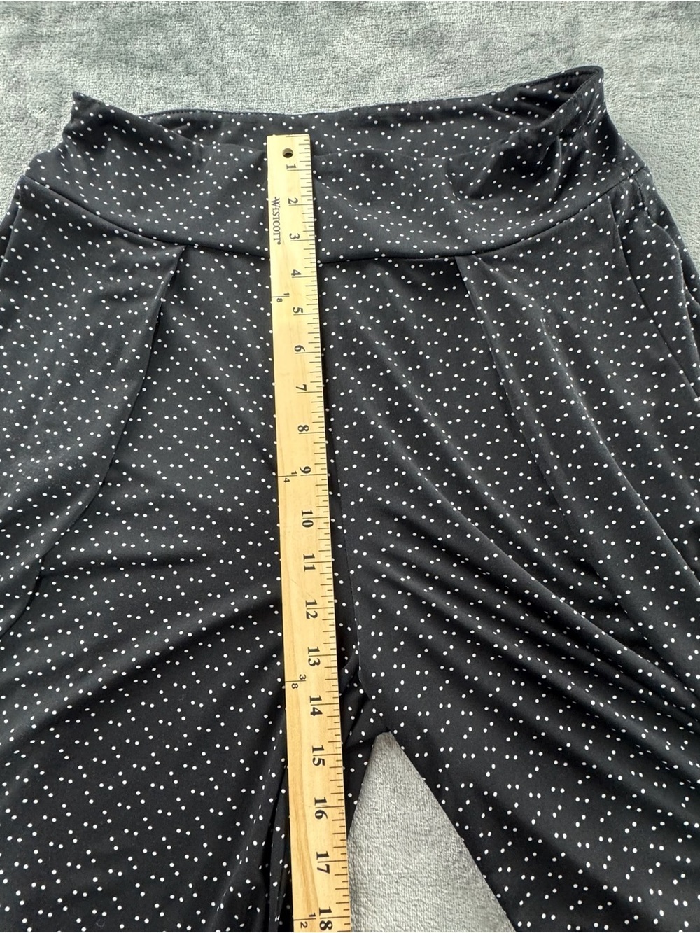 Joseph Ribkoff Women’s 8 Culotte Pants Pull On Elastic Waist Coastal Polka Dot - Picture 5 of 9